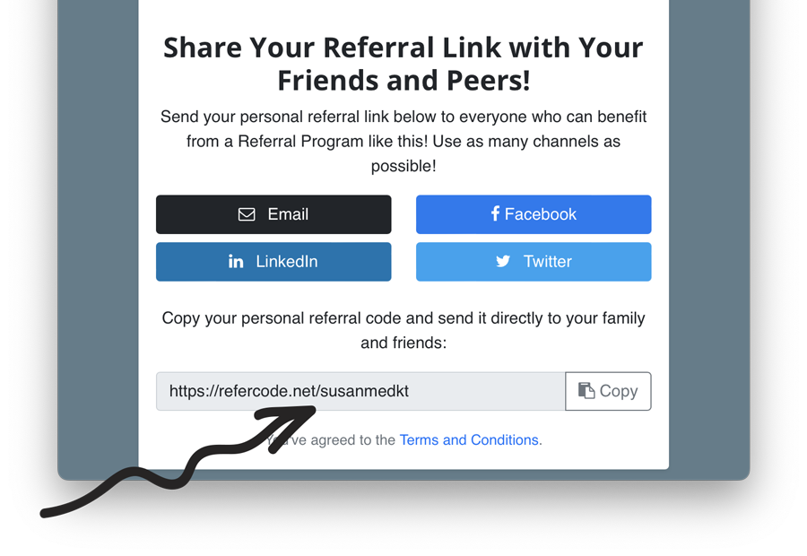 PRL: Personal Referral Link